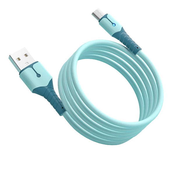 Micro USB Cable Android Charger Silicone Cable Compatible with Galaxy S7/S6/J7/Edge/Note 5/Kindle/MP3